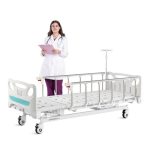 Pat spital manual cu 3 manivele, inaltime reglabila - imagine 2