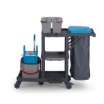Carucior profesional curatenie cu storcator 311 - imagine 2