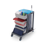 Carucior profesional curatenie si dezinfectie mop talpa 203 - imagine 3