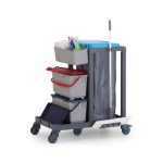 Carucior profesional curatenie si dezinfectie mop talpa 203 - imagine 4