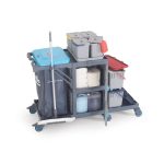 Carucior profesional curatenie si dezinfectie mop talpa 533 - imagine 3