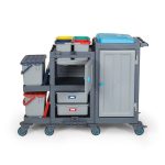 Carucior profesional curatenie si dezinfectie mop talpa 5631 - imagine 5