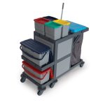 Carucior profesional curatenie uz medical mop talpa 833 - imagine 2