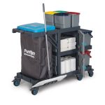 Carucior profesional curatenie uz medical mop talpa 833 - imagine 3