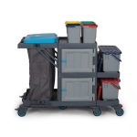 Carucior profesional curatenie uz medical mop talpa 833 - imagine 6