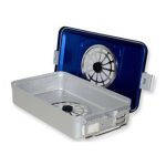 Container de sterilizare 2 filtre, model mediu, baza perforata - imagine 2