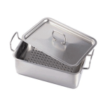 Cutie instrumentar cu maner inox 30x18x5 cm