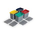SET 4 GALETI 6L CU SITA SI CAPAC pentru carucior PROFESIONAL