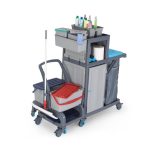 SET Carucior profesional curatenie si dezinfectie mop talpa 20237 - imagine 4