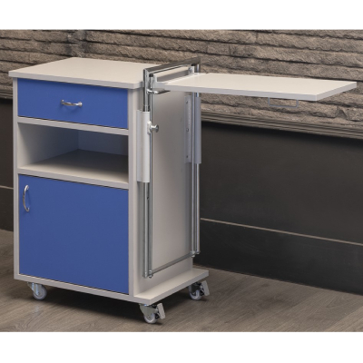 Medexp Noptiera Pat Spital Cu Masa Cadru Din Pal Med5015 Image