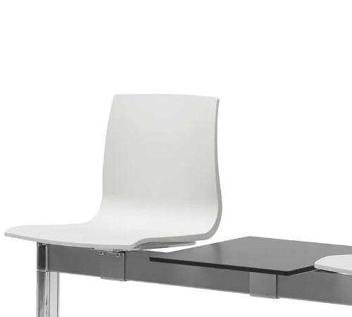 Banca sala asteptare 2 locuri cu masuta - sezut Tehnopolimer Ignifug PREMIUM