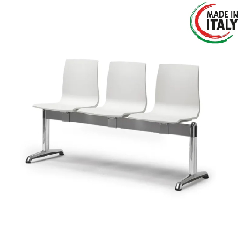 Banca sala asteptare 3 locuri sezut Tehnopolimer Ignifug - PREMIUM