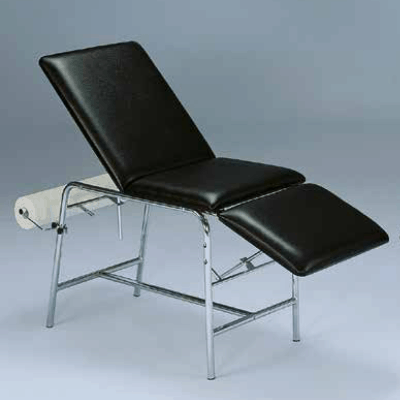 Canapea examinare otel placat cu crom, 3 sectiuni