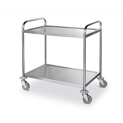 Carucior transport alimente 2 polite, 850x450x900mm - Inox