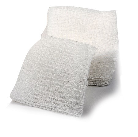 Comprese tifon sterile cu margini pliate 12 straturi 10cm x 20cm A3