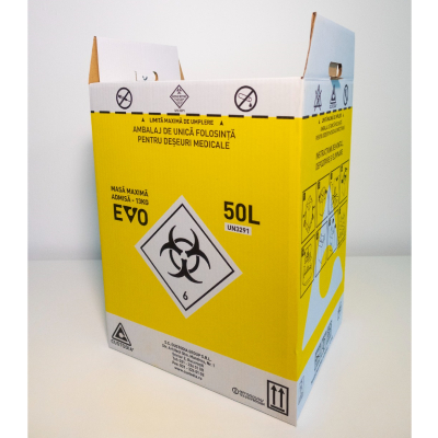 Cutie deseuri medicale 50 litri