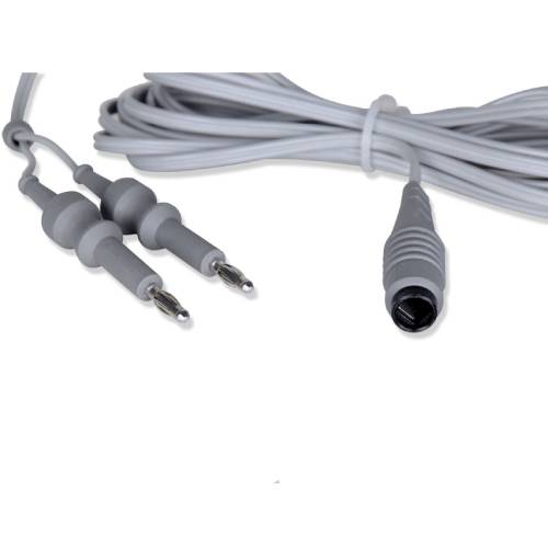Electrod bipolar rigid angulat pentru reducerea cornetelor nazale
