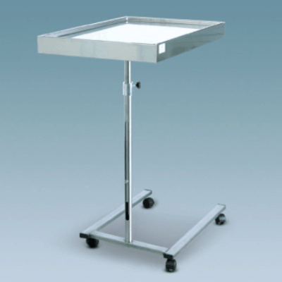 Masa mayo inox pentru sala operatie, inaltime reglabila