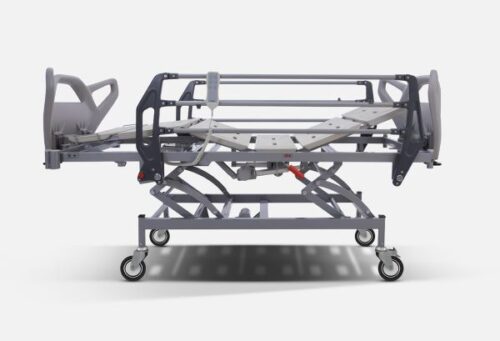 Pat de spital electric 3 sectiuni, fara saltea, ATRIA