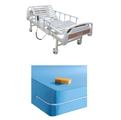 Pat spital electric cu 2 functii + saltea Premium I