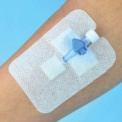 Plasture netesut elastopor pentru branule IV, autoadeziv, steril Plasture netesut elastopor pentru branule IV, autoadeziv, steril