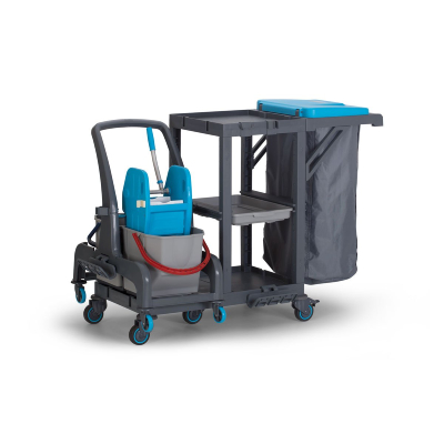 SET Carucior profesional curatenie cu storcator 10137K