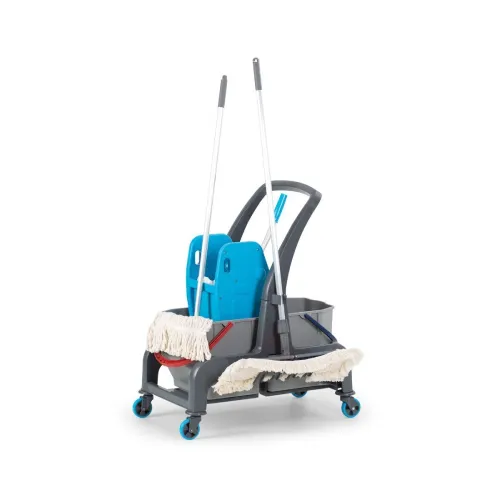 Carucior profesional cu 2 galeti si storcator - imagine 6