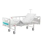 Pat spital manual cu 2 manivele, fara saltea - imagine 2