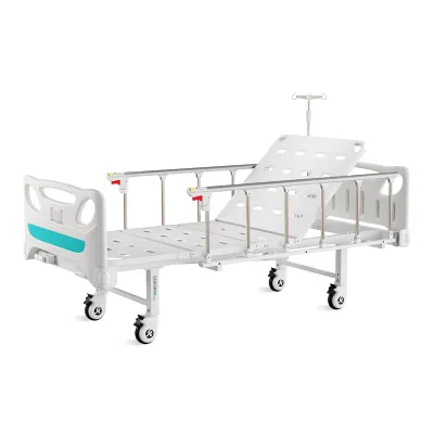 Pat spital manual cu 2 manivele, fara saltea - imagine 3