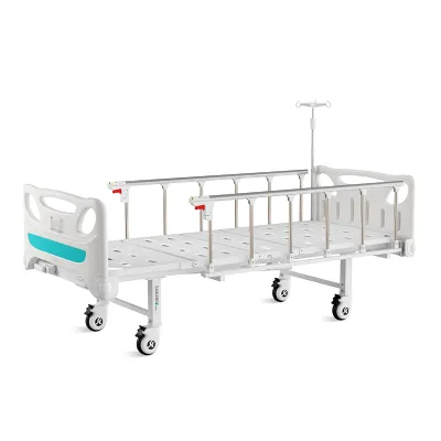 Pat spital manual cu 2 manivele, fara saltea - imagine 4