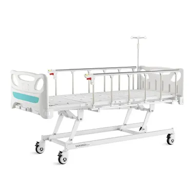 Pat spital manual cu 3 manivele, inaltime reglabila - imagine 4