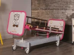 Pat spital pediatric cu 2 motoare fara saltea - imagine 2