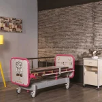 Pat spital pediatric cu 2 motoare fara saltea
