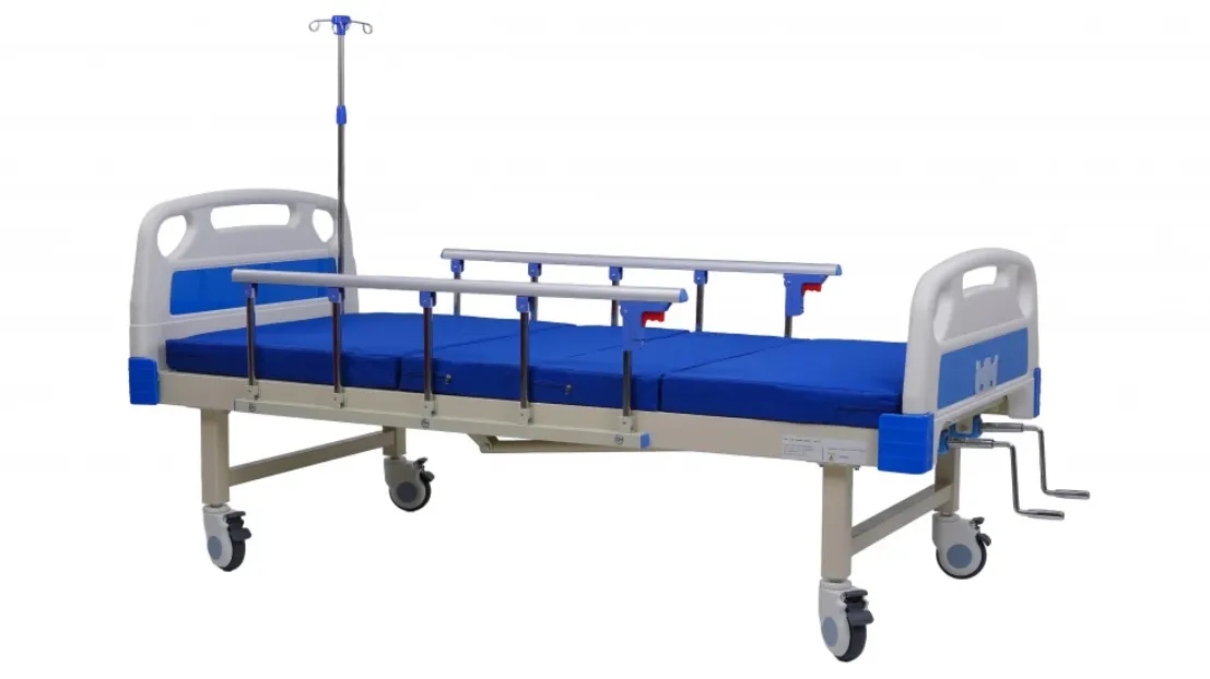 Pat medical spital electric 2 funcții cu saltea - imagine 1