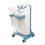 Aspirator chirurgical mobil cu vas colector 2X4L