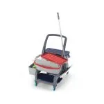 Carucior profesional curatenie si dezinfectie mop talpa 327 - imagine 4