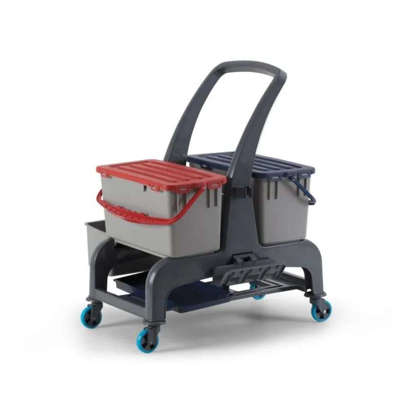 Carucior profesional curatenie si dezinfectie mop talpa 327 - imagine 5