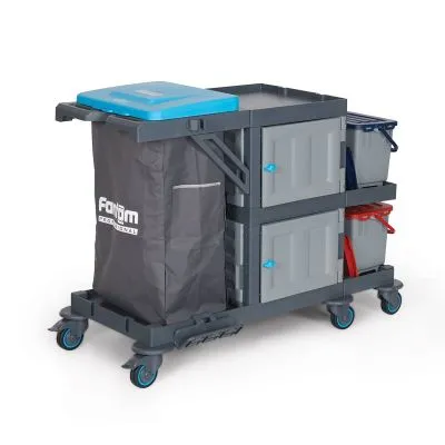 Carucior profesional curatenie uz spitalicesc mop talpa 633 - imagine 2