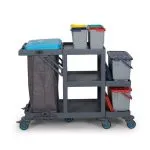 Carucior profesional curatenie uz spitalicesc mop talpa 733 - imagine 4
