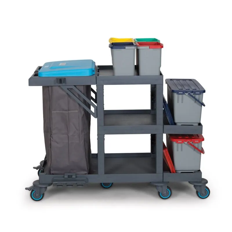 Carucior profesional curatenie uz spitalicesc mop talpa 733 - imagine 4
