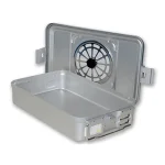 Container sterilizare 1 filtru, model mediu, baza neperforata - imagine 2