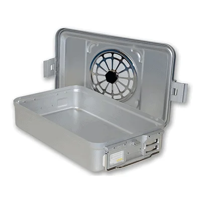 Container sterilizare 1 filtru, model mediu, baza neperforata - imagine 2