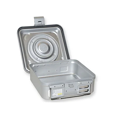 Container sterilizare 1 valva, model mic, baza neperforata - imagine 2