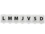 Cutie medicamente saptamanala - alb - blister - imagine 2