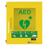 Dulap exterior metalic cu alarma pentru defibrilator