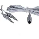 Electrod bipolar rigid angulat pentru reducerea cornetelor nazale