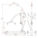 Elevator hidraulic pacient - 150 kg - imagine 2