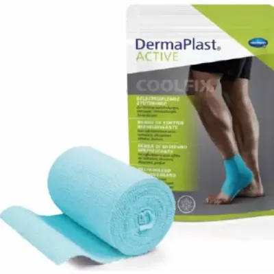 Fasa elastica cu efect racoritor DERMAPLAST CoolFix 6 cm x 4 m - imagine 1