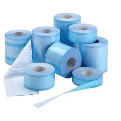Rola sterilizare cu pliu 2 indicatori – 350X80X100m - imagine 1
