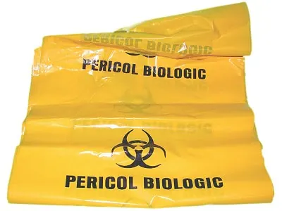 Saci pericol biologic 240L (0.05mm) - imagine 1